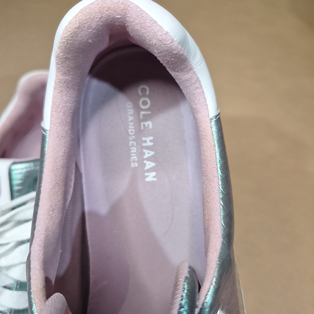 Cole Haan Metallic Green Sneakers - Picture 10 of 11